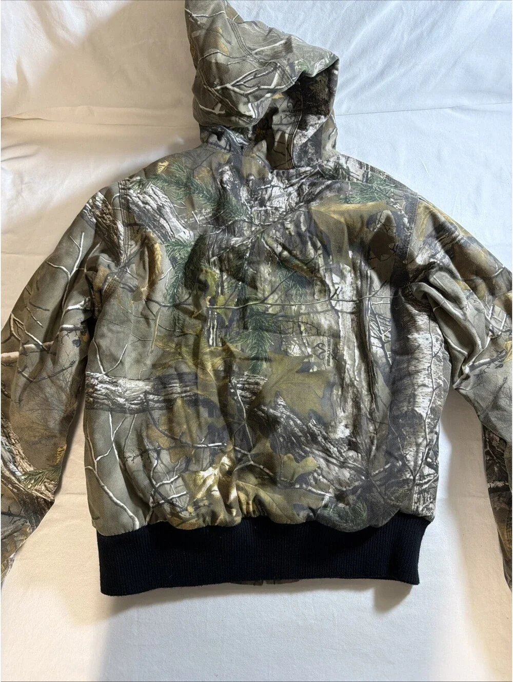 Walls Jacket Boys Youth XL Regular 16-18 Kidz Grow Camo Hooded